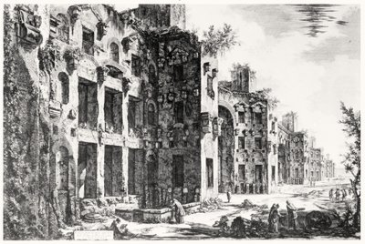 Veduta del Frigidarium alle Terme di Diocleziano, dalla serie 